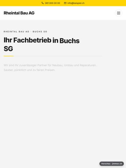 Profi Bau auf dem Tablet
