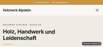 Profi Holz auf dem Handy quer
