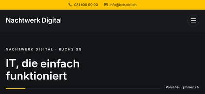 Profi Nacht auf dem Handy quer