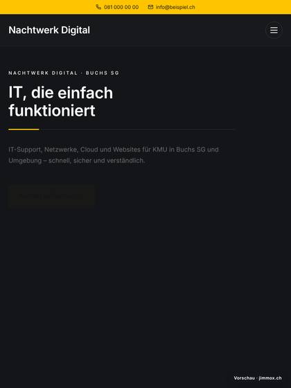 Profi Nacht auf dem Tablet